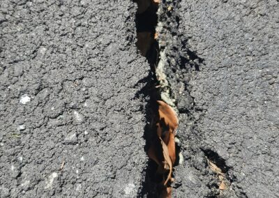Cracks left unrepaired